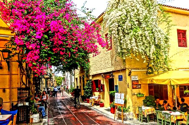 Plaka Neighborhood is a picturesque and historic area filled with cobbled streets, colorful houses, and charming tavernas