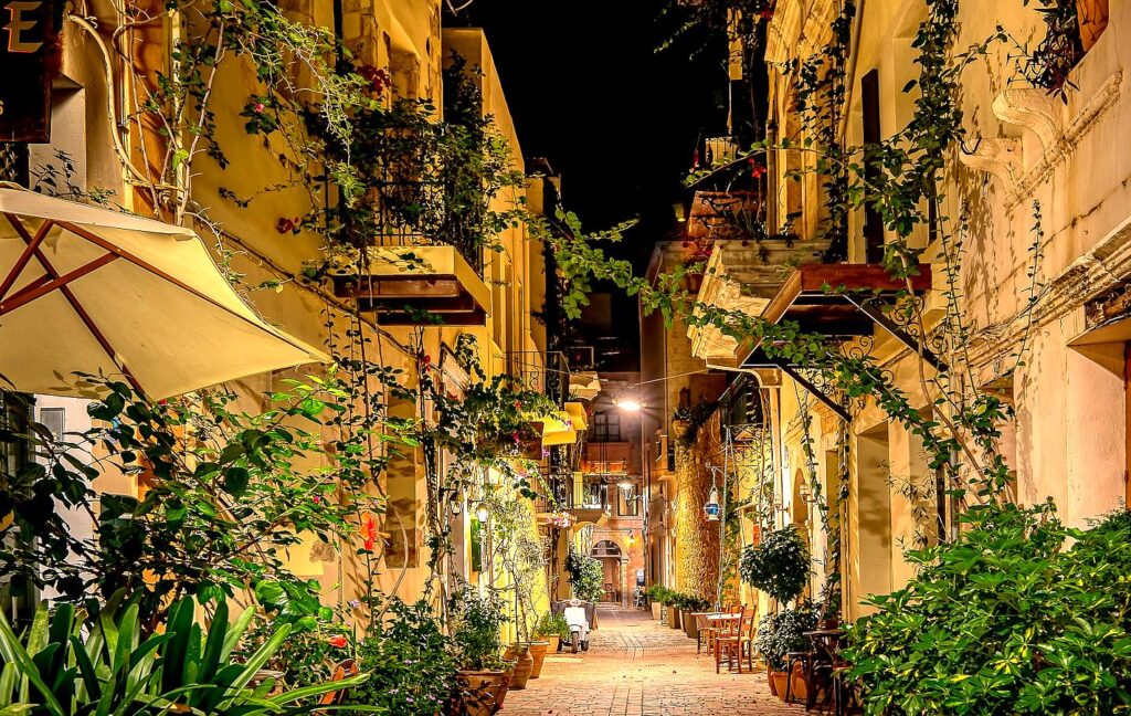 Chania's Old Town is a historic center with narrow streets, Venetian buildings, and a charming atmosphere