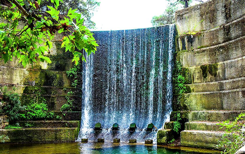 Seven Springs is a serene natural oasis with cool springs, lush forest, and a tunnel pathway for the adventurous