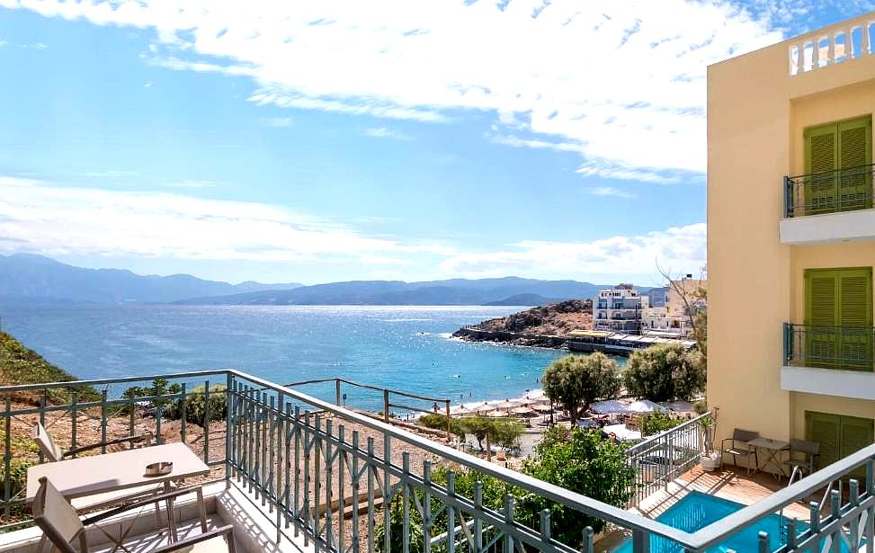 balcony with seating and breathtaking sea view