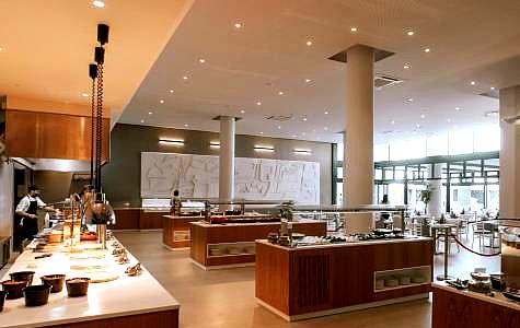 buffet restaurant with modern design