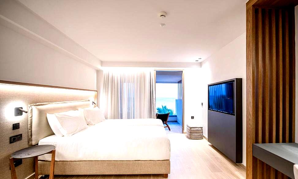 modern sea view bedroom