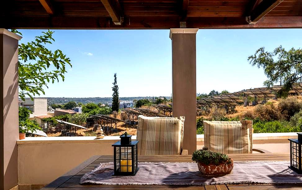 outdoor terrace with garden view