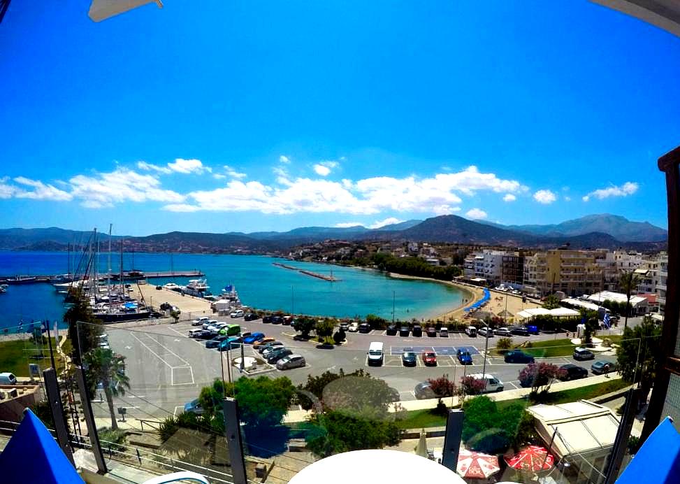 panoramic sea view from balcony