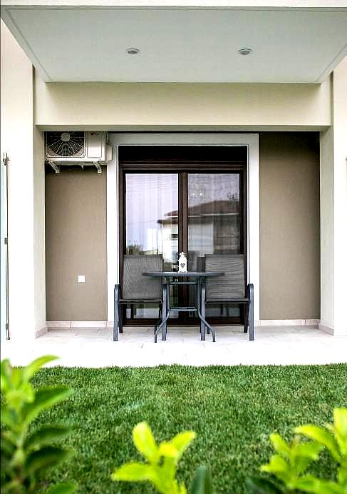 private balcony with garden view