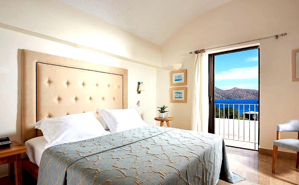 sea view bedroom with balcony